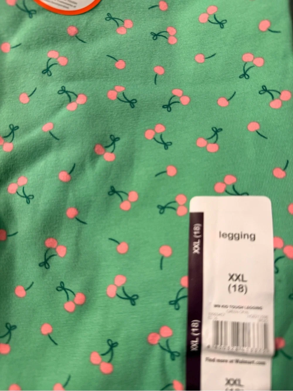 Girls' Tough Cotton Leggings Bundle - Pink, Green, Red, sage, unicorn and strawb